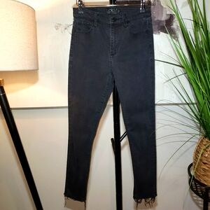 🖤Lucky Brand Women's Bridgette Skinny Jeans w/Fringed Hem